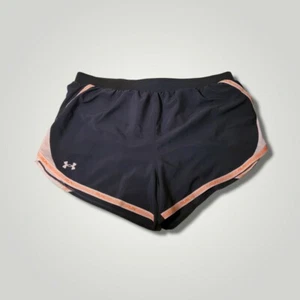 Pantalones Cortos de Correr Under Armour Para Mujer Talla XL Marca Fly Gris con Diseño Melocotón   - Imagen 1 de 4