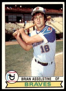 1979 Topps Baseball Card Brian Asselstine Atlanta Braves #529