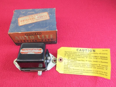 NUEVO 1937 38 39 40 PACKARD NASH LAFAYETTE STUDEBAKER REGULADOR DE VOLTAJE VRR4002A Foto 1 de 4