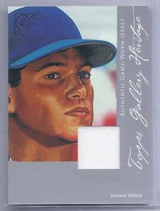 2003 Topps Gallery Baseball Shawn Green Gallery Heritage Game-Used Jersey Card - Picture 1 of 2