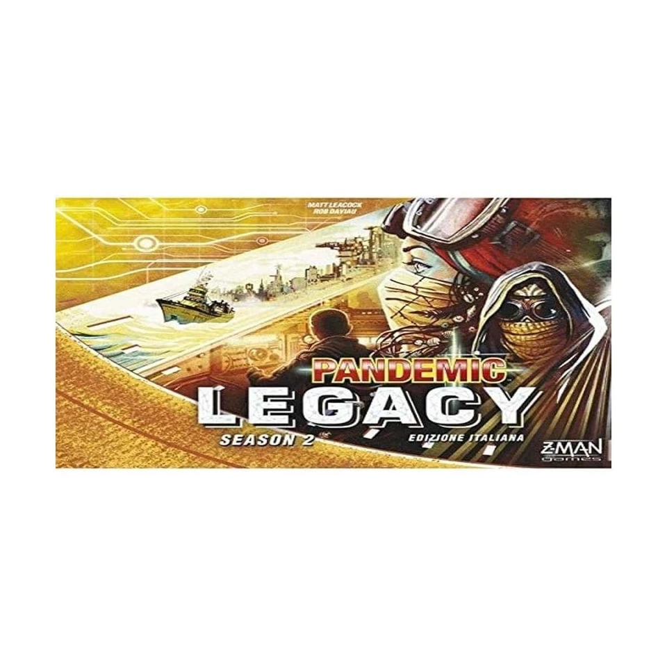 Pandemic Legacy Season 2 Caja Amarillo - Juego de Mesa Pandemia ITA ASMODEE