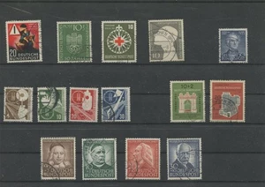 Bund BRD Germany Jahrgang 1953 Mi. 162-176 gestempelt komplett LESEN (2) - Bild 1 von 1