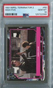 1991 Impel Terminator 2 #60 High-Five PSA 10 Low Pop - Bild 1 von 2