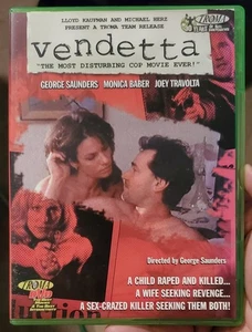 VENDETTA 1996 DVD TROMA LIKE-NEW REVENGE ACTION DRAMA CULT GEORGE SAUNDERS OOP - Foto 1 di 3