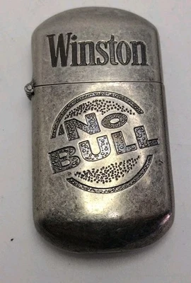 DE COLECCIÓN ENCENDEDOR DE CIGARRILLOS WINSTON CIGARRILLOS SIN PUBLICIDAD TORO Foto 1 de 4