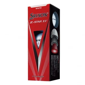 DUNLOP SRIXON Golf Ball SRIXON Z-STAR XV Sleeve (3 pieces) (White/FF/Men's) - Picture 1 of 5