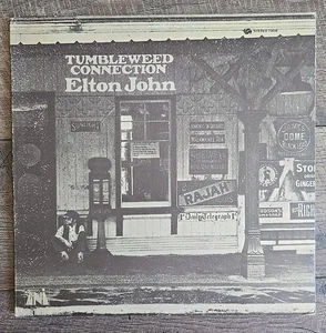 Tumbleweed Connection Elton John Record 12" Vinyl LP 33 RPM UNI 73096 Gatefold - Foto 1 di 16
