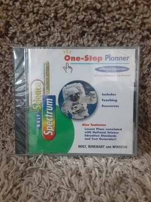 Holt Science Spectrum  One-Stop Planner with Test Generator CD Brand New  - Image 1 of 4