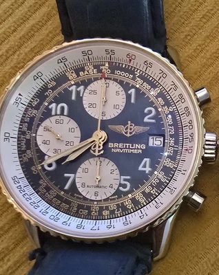 Breitling Navitimer Collector’s Edition 2-Tone Blue Dial Mint Condition - Image 1 of 4