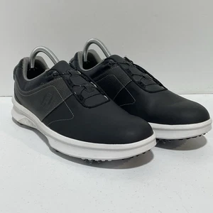 FootJoy Contour Series Boa Scarpe da Golf Uomo 7.5 Larghezza Media Nero Antracite NUOVE - Foto 1 di 13