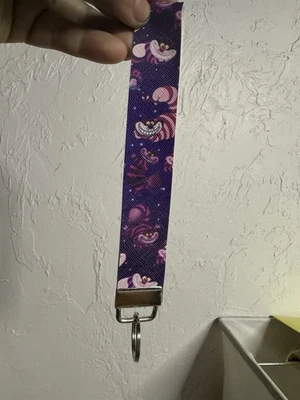 Llavero pulsera gato Cheshire de Alicia en el país de las maravillas gato llavero nuevo regalo #1 Foto 1 de 2