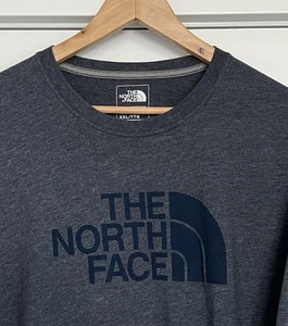 The NORTH FACE Activewear T-Shirt, meliert blau Baumwollmischung - Gr. XXL *SCHÖN* - Bild 1 von 5