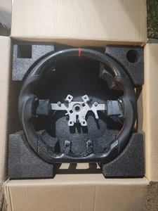 Doge Ram 1500/2500/3500 Carbon Fiber Steering Wheel (2013-2018) - Picture 1 of 5