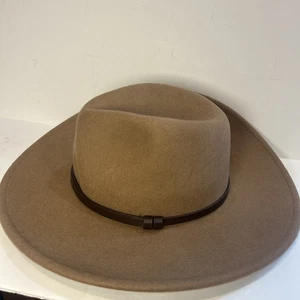 Banana Republic schlichter Borte Wollfilz Fedora - Größe M/L - Bild 1 von 6