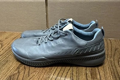 Zapatos de golf deportivos sin clavos Ecco gris línea S Hydromax de cuero para hombre talla 13/47 EU Foto 1 de 4