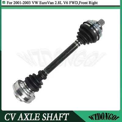 Front Right RH CV Axle Joint Assembly for Volkswagen EuroVan 2.8L V6 2001-2003 - Image 1 of 4