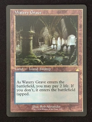 1x MTG Watery Grave (Retro Frame) - Ravnica Remastered (RVR) #415 - Magic - Image 1 of 2