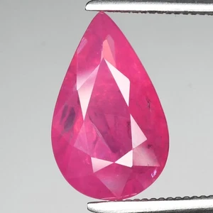 💎 2,68ct 11,3x7mm Birne Natürlicher Rosa Spinell - Tansania Edelstein - Bild 1 von 4