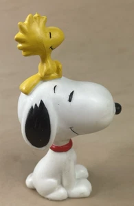 Snoopy & Woodstock on Head PVC Figure 4" by Applause - Picture 1 of 8