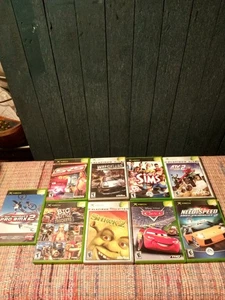 Lotto 9 giochi OG Xbox, Shrek 2, Cars, Need for speed, Sims, Pro Bmx 2. - Foto 1 di 5