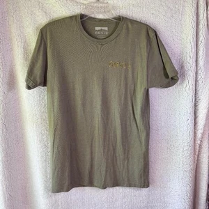 Orvis Tshirt Olive Green Dog Graphic Print Duck Hunting Women s Size M - Picture 1 of 9