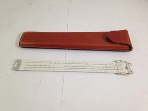 De colección 1959 Pickett Modelo N1010-T Trig Regla Deslizante con Estuche de Cuero Original - Imagen 1 de 8