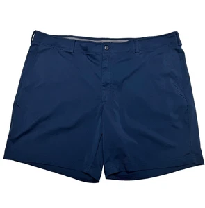 PGA Tour Herren Shorts mit erweiterbarem Bund und flacher Vorderseite dunkelblau Größe 42 - Bild 1 von 6