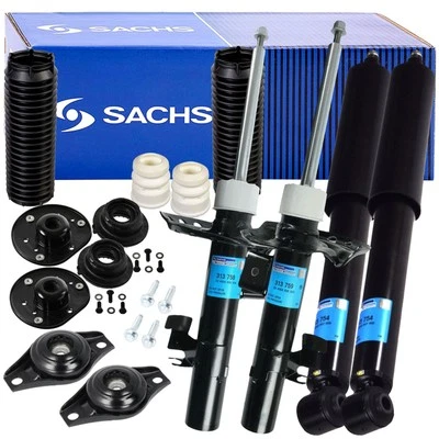 4x Sachs shock absorber + repair kit strut bearing for Ford Galaxy S Max WA6 - Image 1 of 4