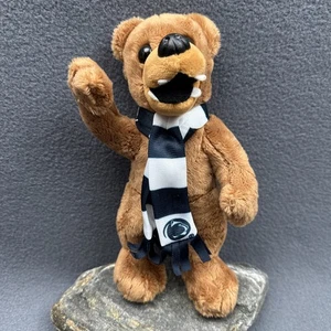 Mascot Factory Penn State Nittany Lions Bear Plush Waving Scarf 8” 2022 - Picture 1 of 10