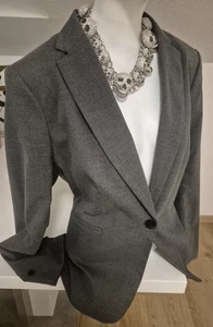 Wie NEU Business H&M Damen Blazer Gr. 42 in grau Jacke Schick ins Büro - Bild 1 von 7