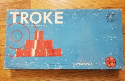 1961 Troke Castle Checkers Game Complete by Selchow & Righter Games Vintage - Image 1 of 4