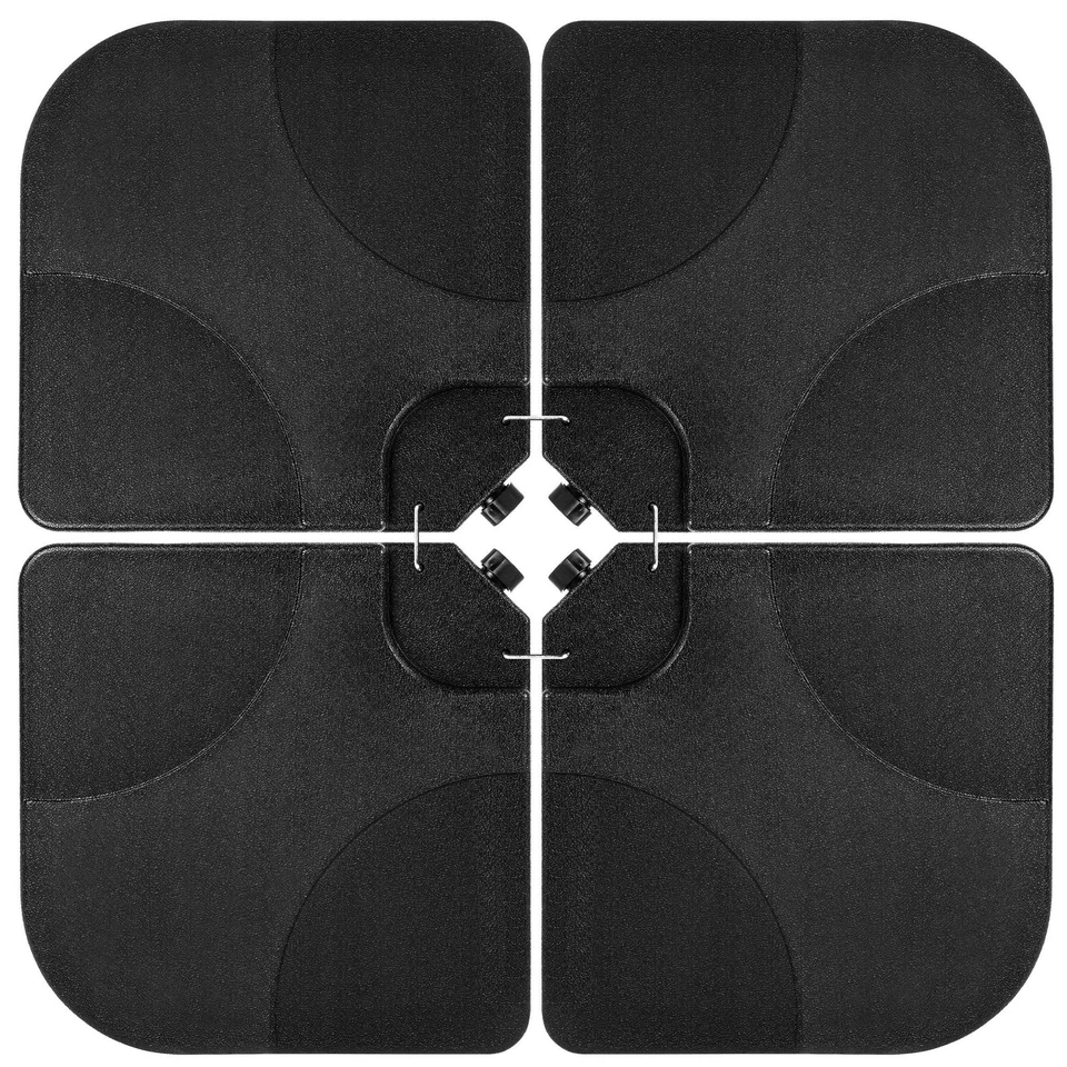 Paraguas de patio desplazado voladizo de alta resistencia con capacidad de 155 lb de 4 piezas... Foto 1 de 4