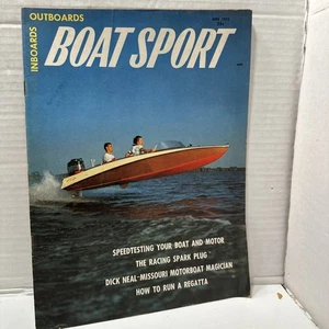 Boat Sport June 1953 Volume 2 #1 Speed Testing Your Boat And Motor.  Vintage - Picture 1 of 8