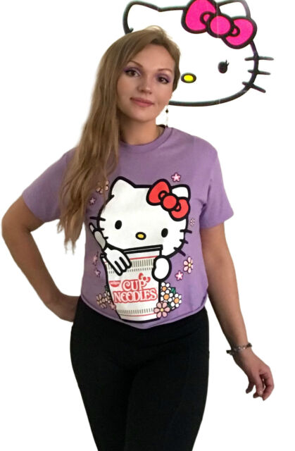 Camiseta Feminina Kuromi Com Estampa De Desenho Japonês Harajuku Hello Kitty  Kawaii