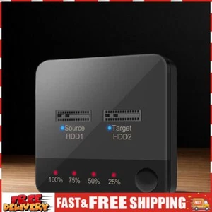M.2 SATA/NVMe Dual-Bay Docking Station Duplicator with LED Indicator M.2 Cloner - Bild 1 von 12