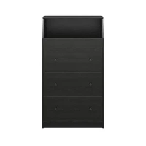 Ameriwood Home Dresser 42.2" H X 23.7" W Particle Board Adjustable Shelves Black - Picture 1 of 3