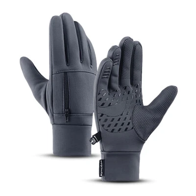 Guantes térmicos a prueba de viento impermeables de invierno con pantalla táctil guantes cálidos para hombre y mujer Foto 1 de 4