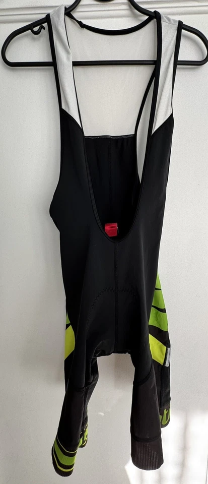 Culotte con tirantes de ciclismo Santic de secado rápido para hombre verde talla pequeña de EE. UU. ¡USADO EN EXCELENTE ESTADO! Foto 1 de 4