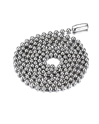 VETEMENTS Collana catena sfera acciaio inox 3 0 mm larghezza 23 6" lunghezza moda fai da te gioielli