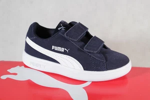 Puma sports shoes running shoes half shoes casual shoe sneaker blue leather NEW! - Picture 1 of 8