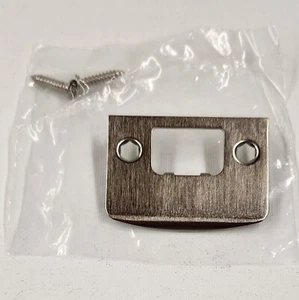 Baldwin Full Lip Strike Plate - Lifetime Satin Nickel (056) Estate Collection - Picture 1 of 2