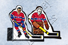 NHL Montreal Canadiens 1957-65 dark PEEL-OFF vinyl decals Coleco compatible