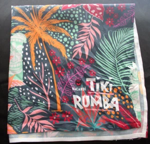TIKI Rumba BACARDI Colorful Bandana Handkerchief - Picture 1 of 7