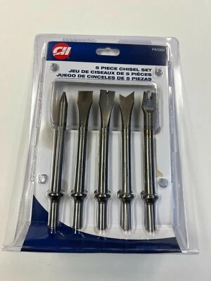 Campbell Hausfeld PA1003 Cincel de aire/Martillo de aire Juego de 5 piezas Foto 1 de 2