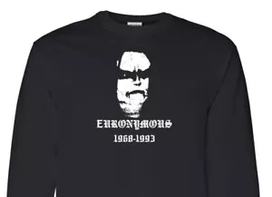 Camiseta manga larga Euronymous Mayhem Logo metal negro - Imagen 1 de 1