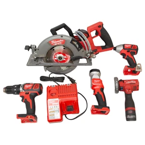 Milwaukee M18/M12 Akku-Konvolut - 8 Stück - Bild 1 von 9