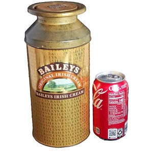 Vintage Collectible Baileys Original Irish Cream Milk Canister Type Metal Tin - Picture 1 of 8