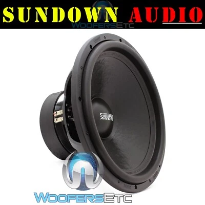 SUNDOWN AUDIO U-18 V2 D4 18" SUB 1750W RMS DOBLE 4-OHM SUBWOOFER ALTAVOZ BAJO NUEVO Foto 1 de 3