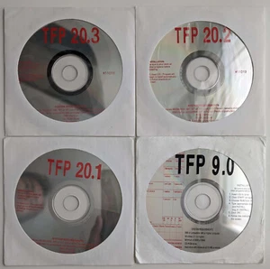 RARE VINTAGE Collectible Set of 4 TFP 20.3 20.2 20.1 9.0 PC Software GREAT COND! - Picture 1 of 1