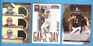 TARJETA JERSEY USADA POR NOVATO DAK PRESCOTT #49/88 CODY KESSLER CH+ 2 TARJETAS RC VAQUEROS - Imagen 1 de 2